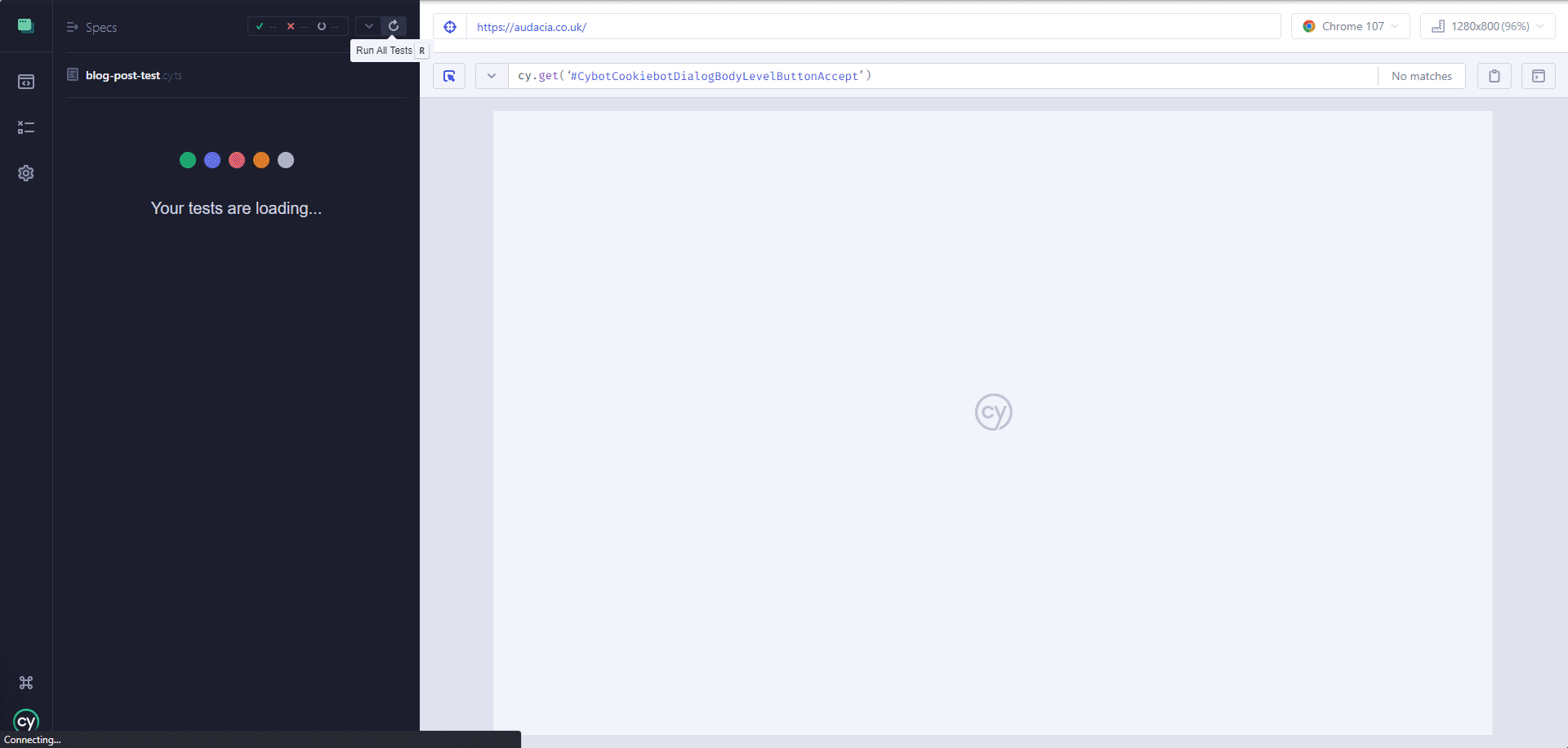 Audacia site test Audacia site test